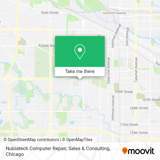 Nubiatech Computer Repair, Sales & Consulting map