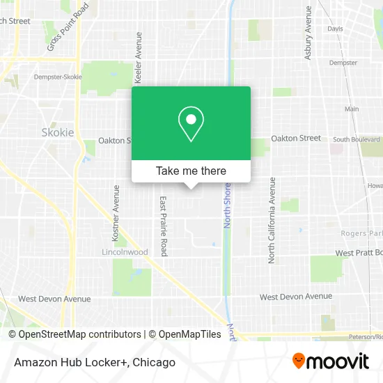 Amazon Hub Locker+ map