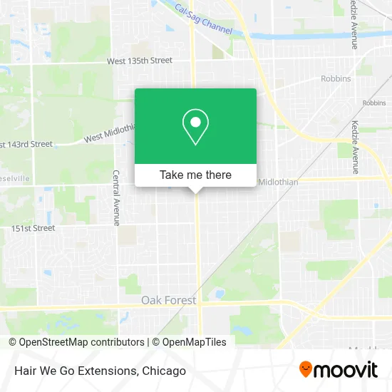Hair We Go Extensions map