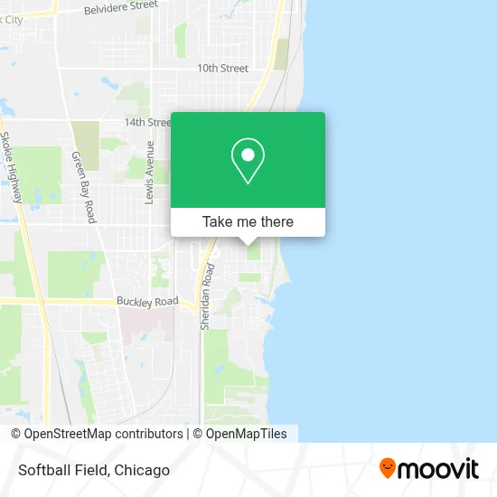 Softball Field map