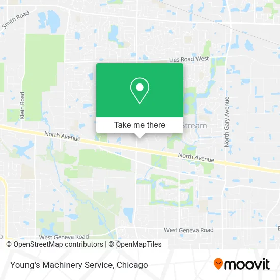 Young's Machinery Service map