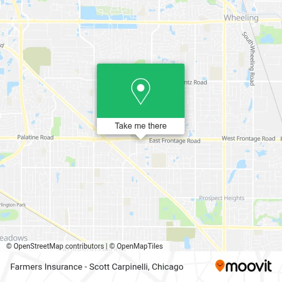 Farmers Insurance - Scott Carpinelli map
