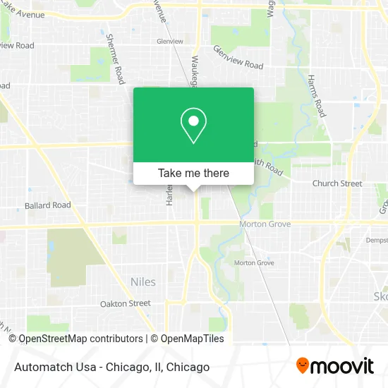 Automatch Usa - Chicago, Il map