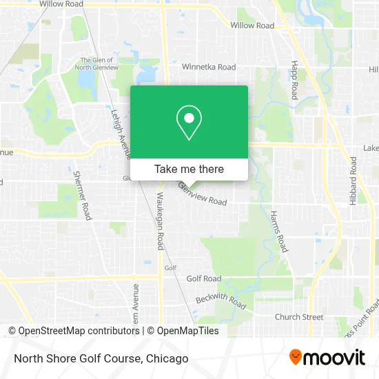 North Shore Golf Course map