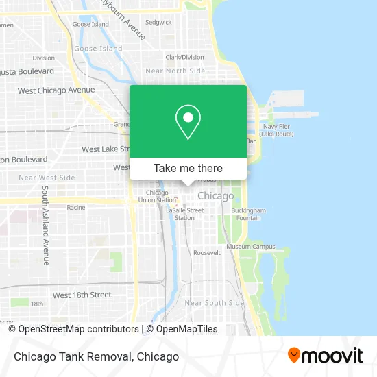 Chicago Tank Removal map