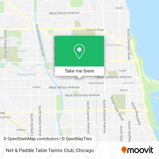 Net & Paddle Table Tennis Club map