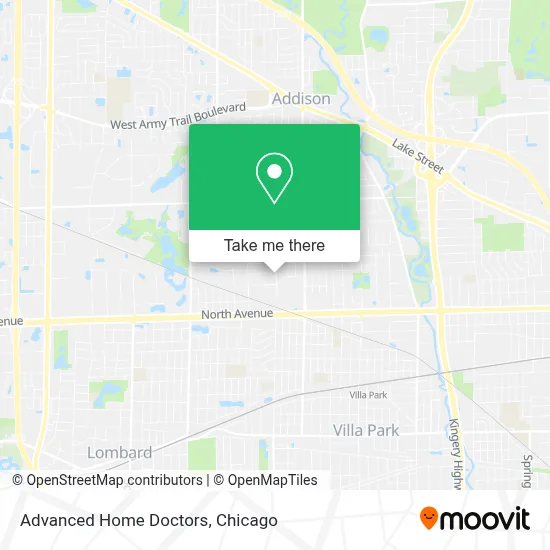 Advanced Home Doctors map