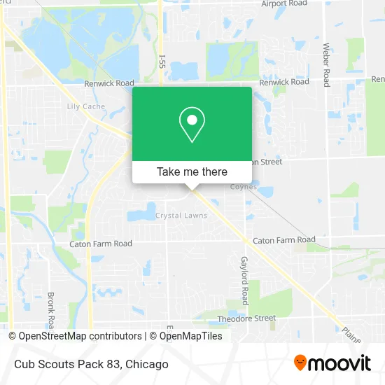 Cub Scouts Pack 83 map
