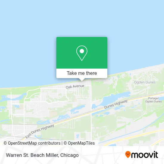 Warren St. Beach Miller map