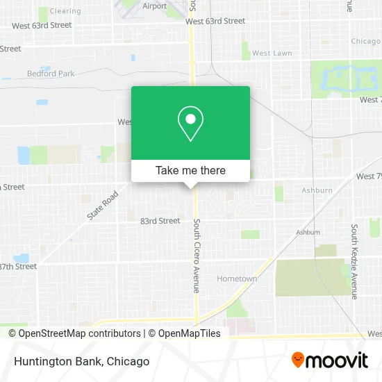 Huntington Bank map
