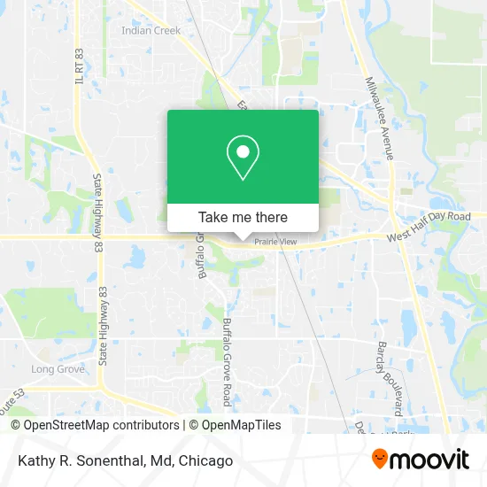 Kathy R. Sonenthal, Md map