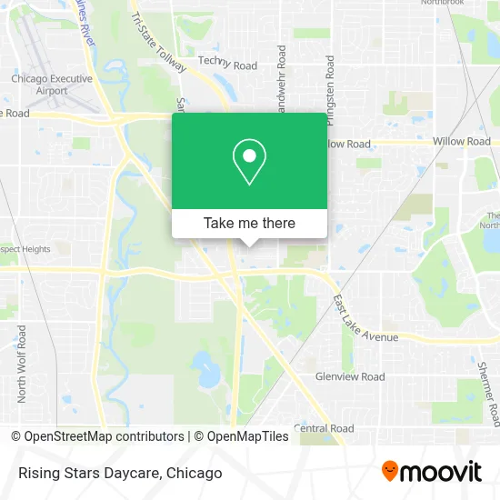 Rising Stars Daycare map