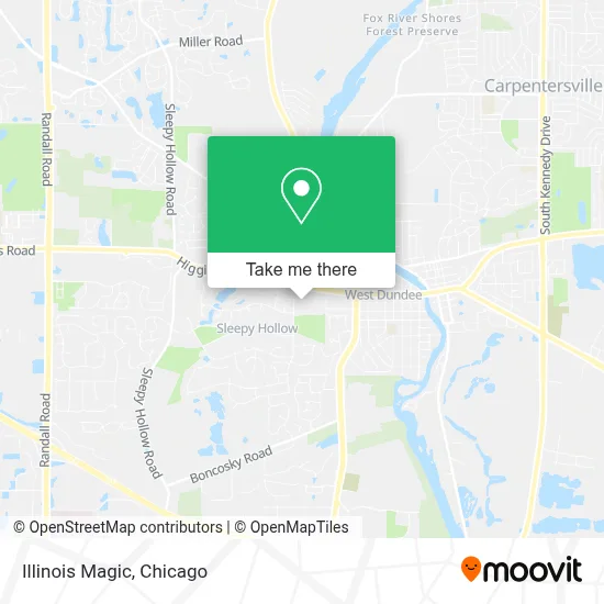 Illinois Magic map