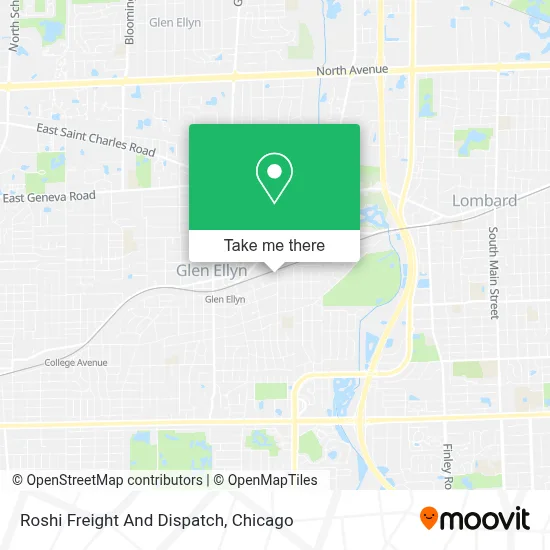 Roshi Freight And Dispatch map