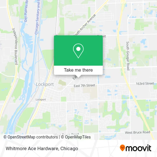 Whitmore Ace Hardware map