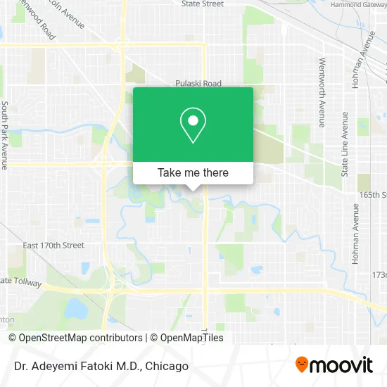 Dr. Adeyemi Fatoki M.D. map