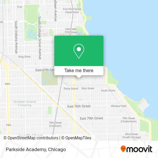 Parkside Academy map