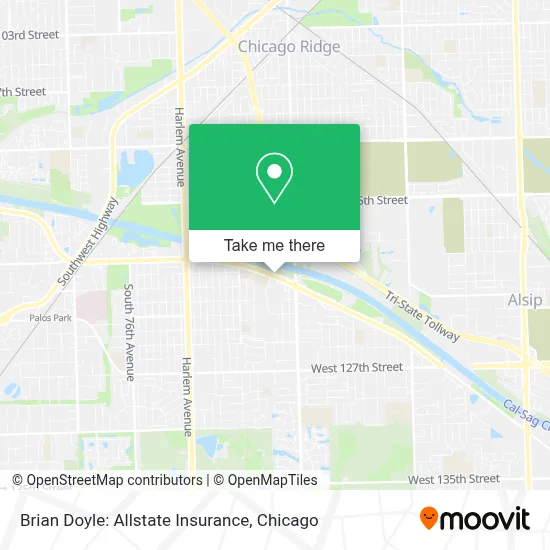Brian Doyle: Allstate Insurance map