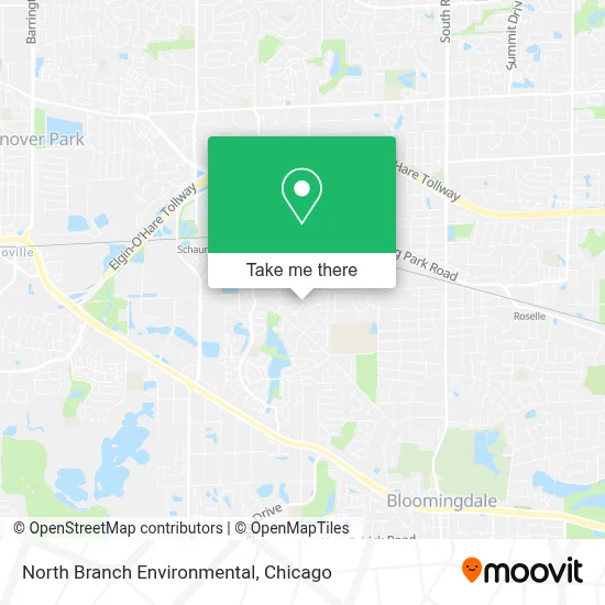 North Branch Environmental map