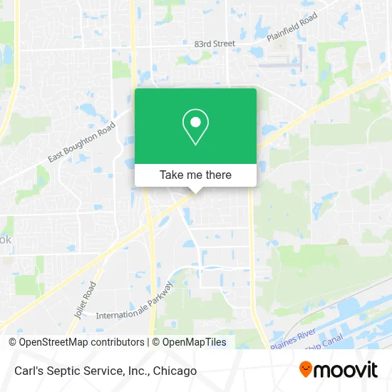 Carl's Septic Service, Inc. map