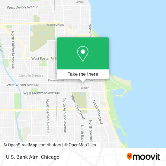 U.S. Bank Atm map