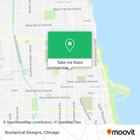 Boxtanical Designs map