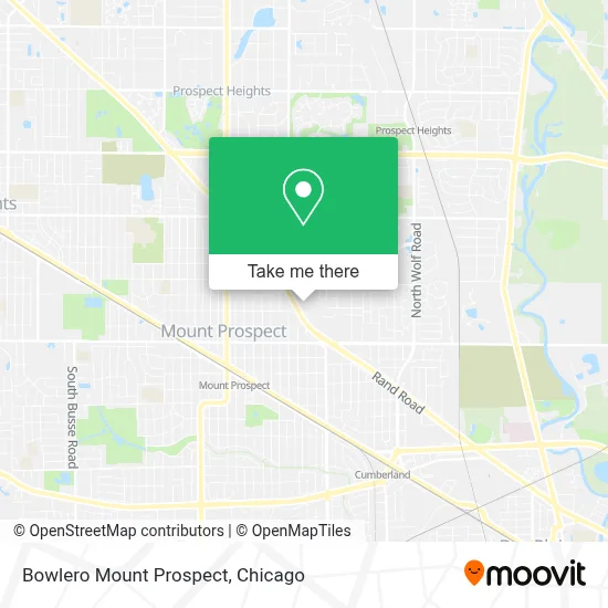 Bowlero Mount Prospect map