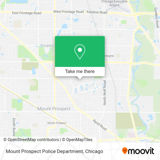 Mount Prospect Police Department map