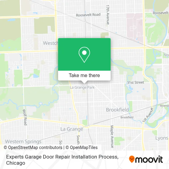 Experts Garage Door Repair Installation Process map
