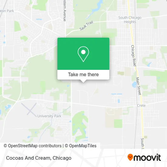 Cocoas And Cream map