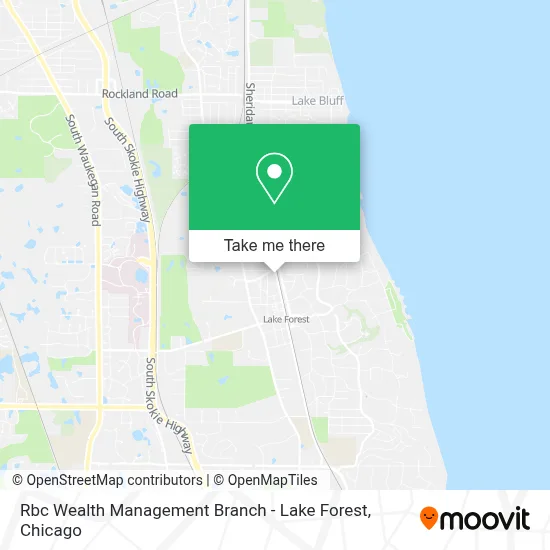 Rbc Wealth Management Branch - Lake Forest map