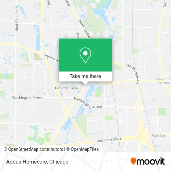 Addus Homecare map