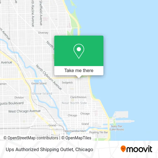Ups Authorized Shipping Outlet map