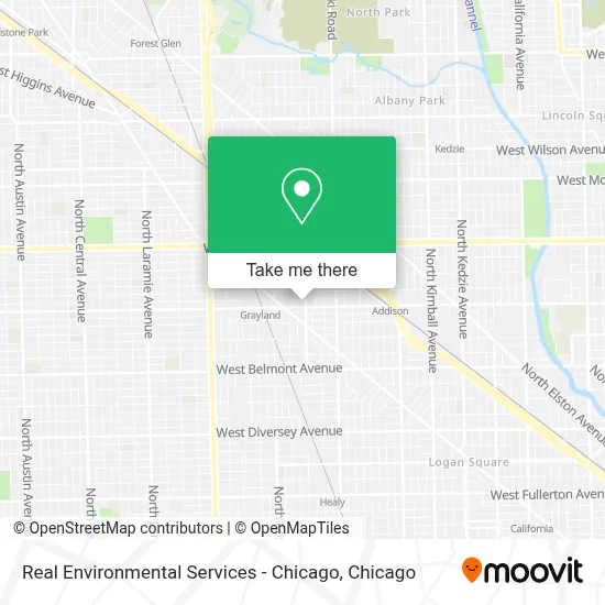Real Environmental Services - Chicago map