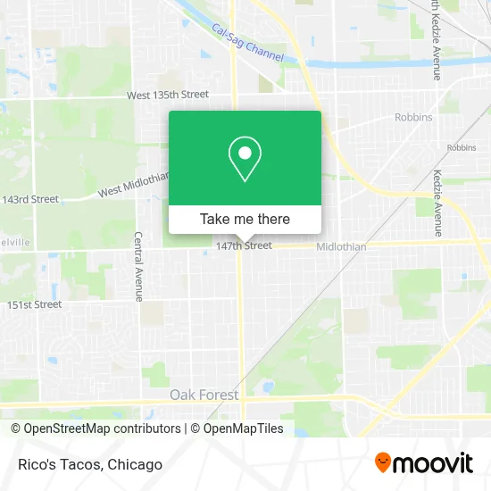 Rico's Tacos map