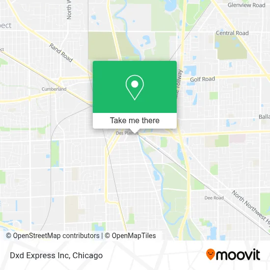Dxd Express Inc map