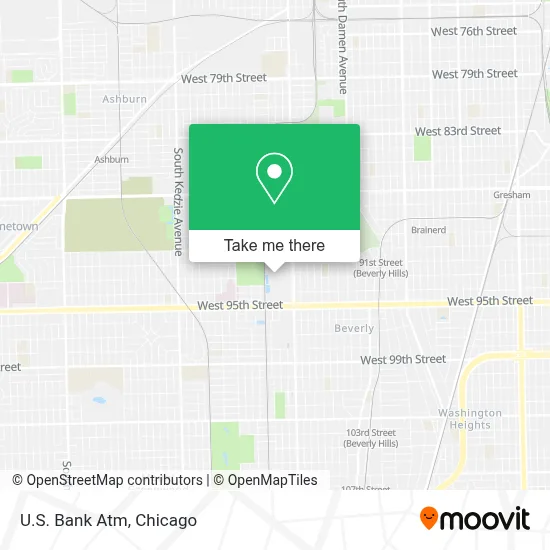 U.S. Bank Atm map