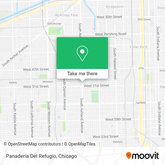 Panaderia Del Refugio map