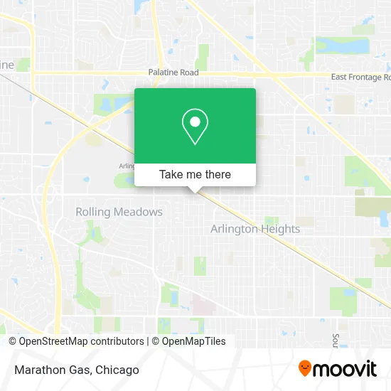 Marathon Gas map