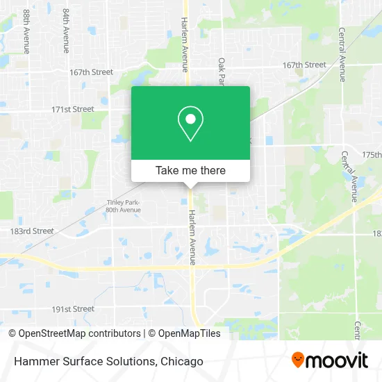 Hammer Surface Solutions map