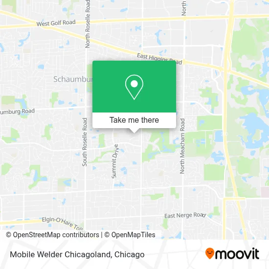 Mobile Welder Chicagoland map