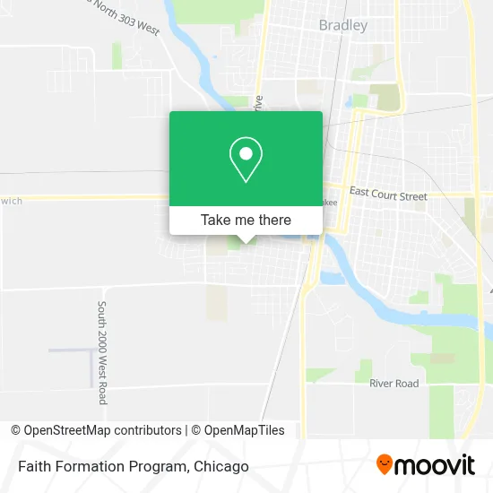 Faith Formation Program map