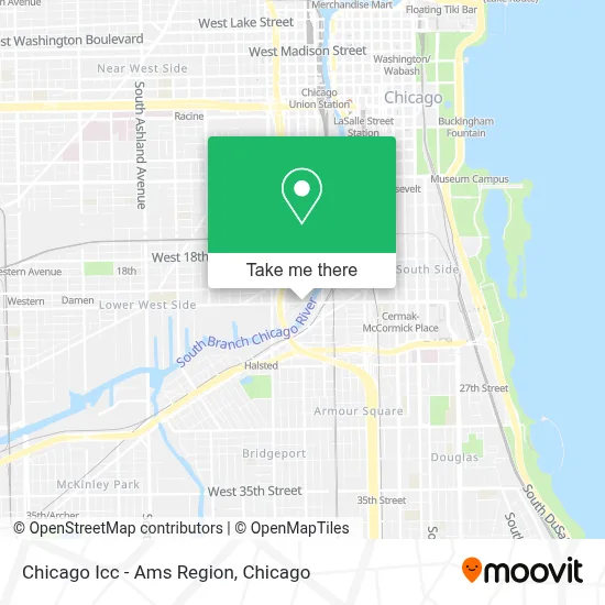 Chicago Icc - Ams Region map