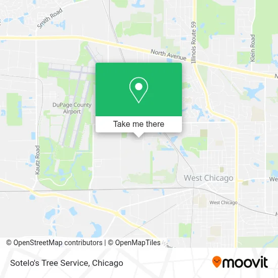 Sotelo's Tree Service map