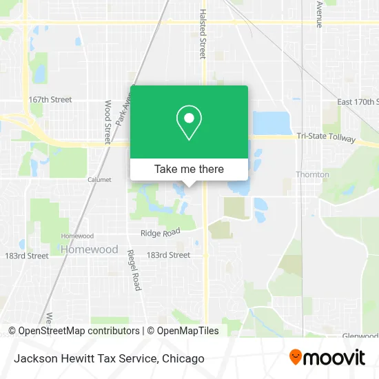Jackson Hewitt Tax Service map