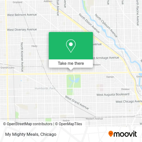 My Mighty Meals map