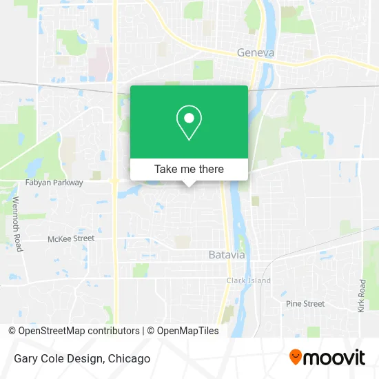 Gary Cole Design map