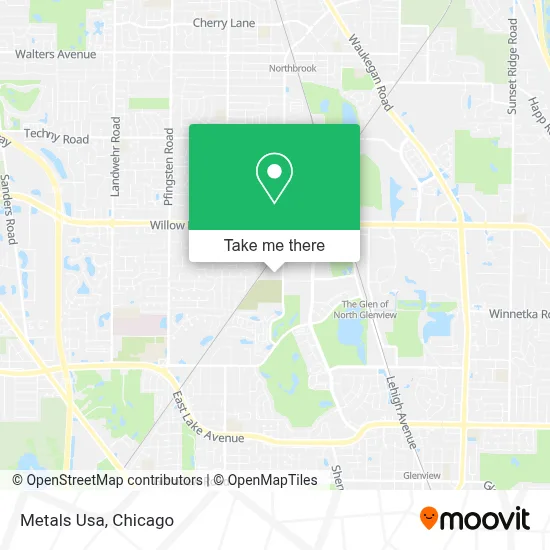 Metals Usa map