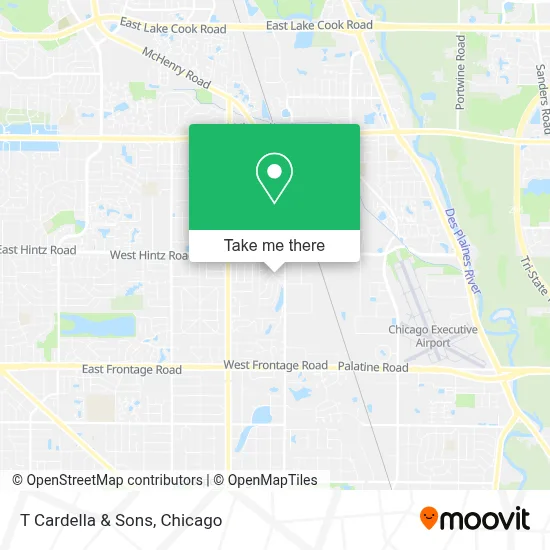 T Cardella & Sons map