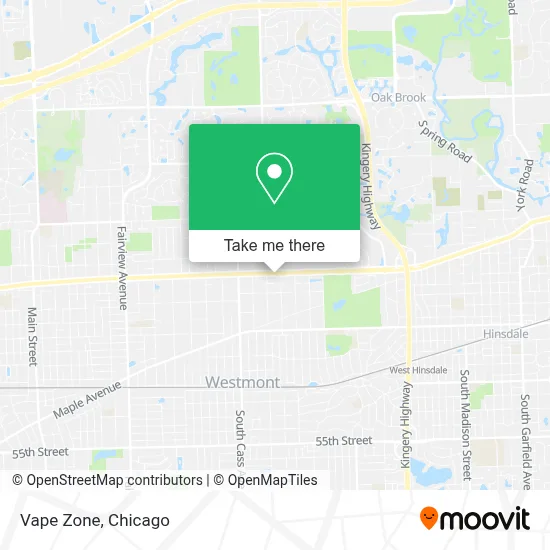 Vape Zone map